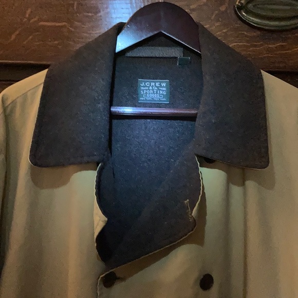 J. Crew XL Peacoat / Hunting Coat in Khaki Sand - Picture 2 of 10